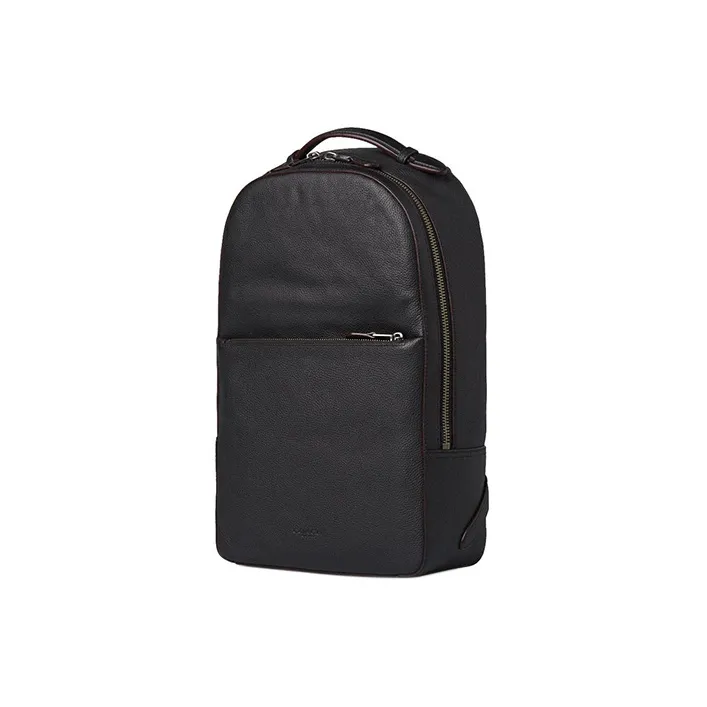 COACH Metropolitan Pebbled Soft Leather Backpack Medium Size Men's Black-1