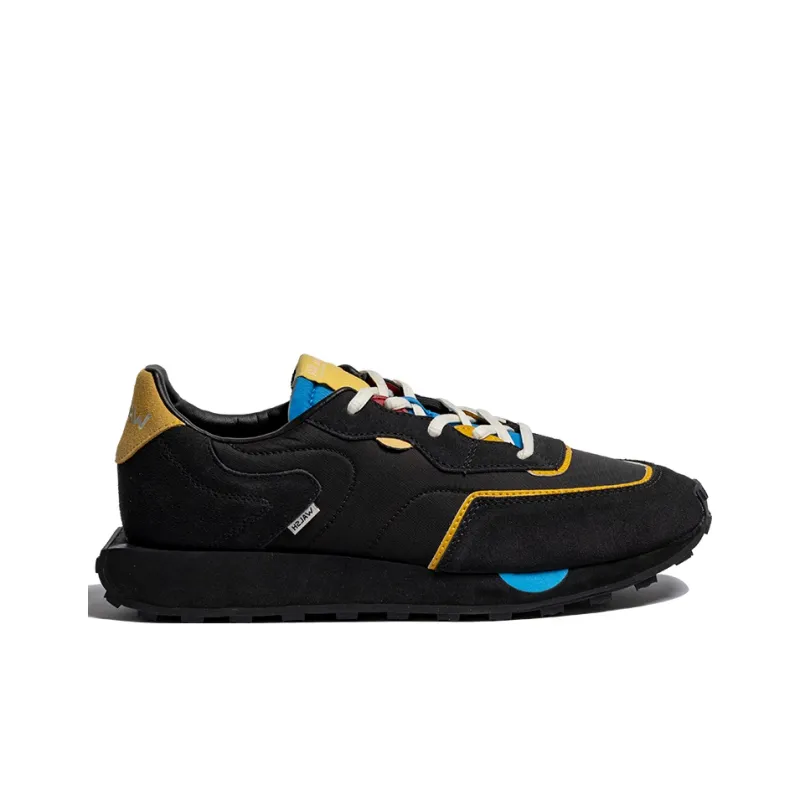 Norman Walsh Running Shoes Unisex Low Top Black-1