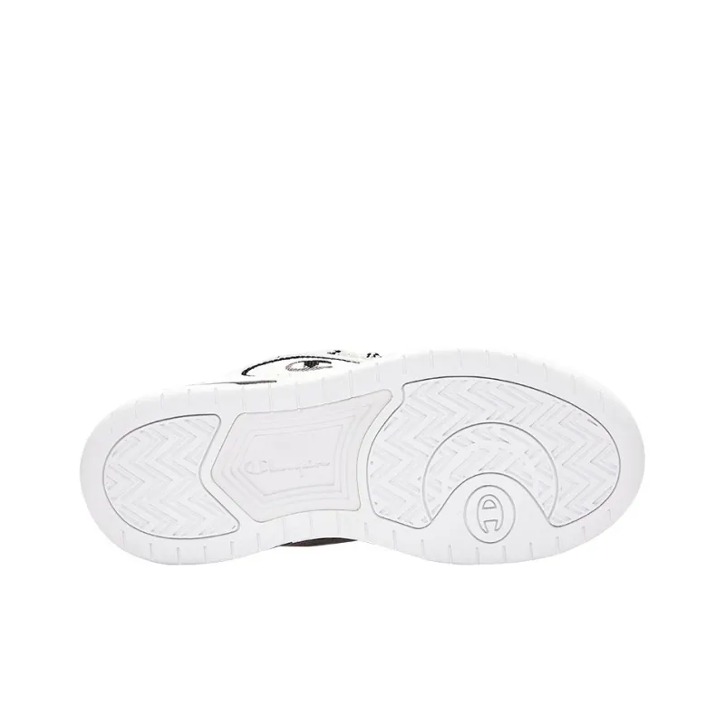 Champion Essentials Collection Valve V2 Low Top Skateboard Shoes Men's Black White-4