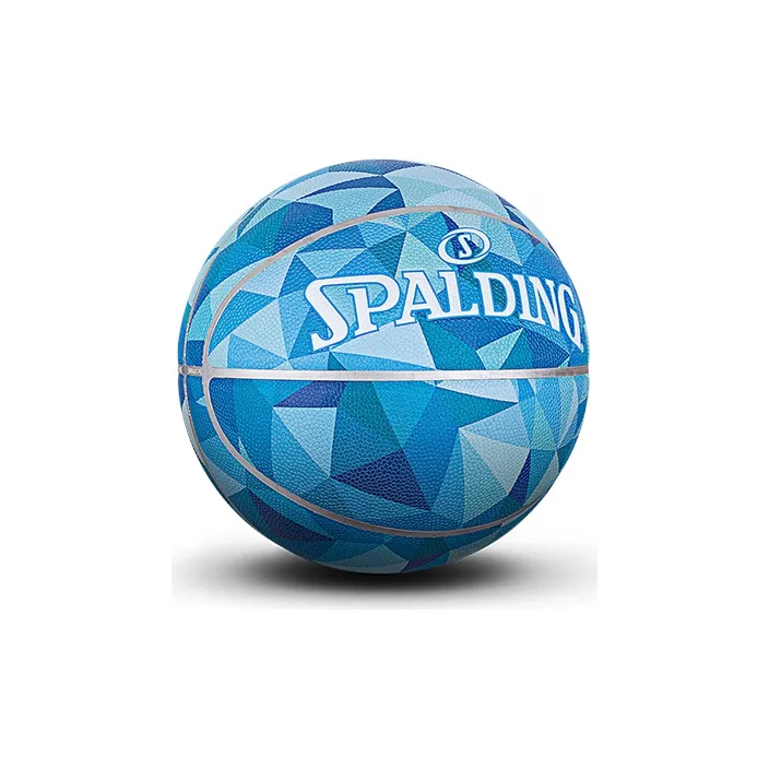SPALDING Prism Series PU Basketball Blue Size 7 Competition Training-5
