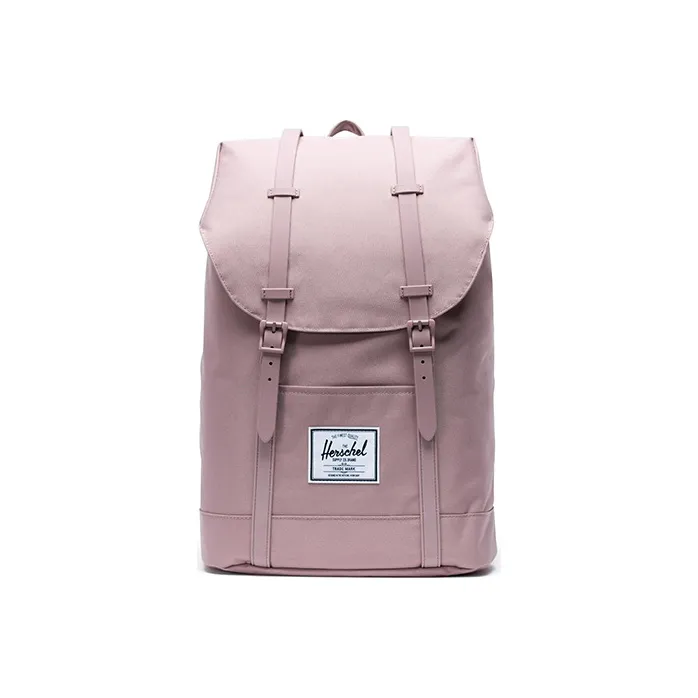 Herschel Polyester Travel Bag, 15 Inch Laptop Bag, Storage Bag, Backpack Tubas Unisex Classic Gray Rose-0