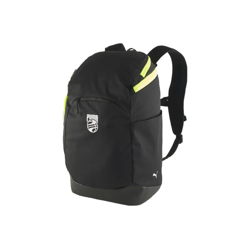 PUMA Fabric Basketball Bag Backpack Regular Unisex Black-0