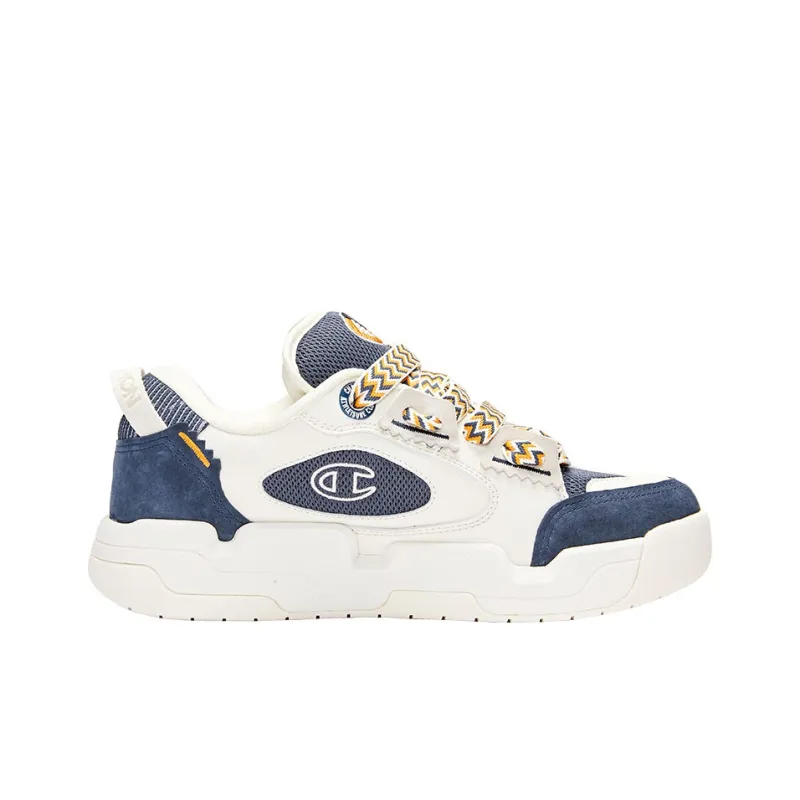 Champion Essentials Collection Valve V2 Low Top Skateboard Shoes Men's Blue White-1
