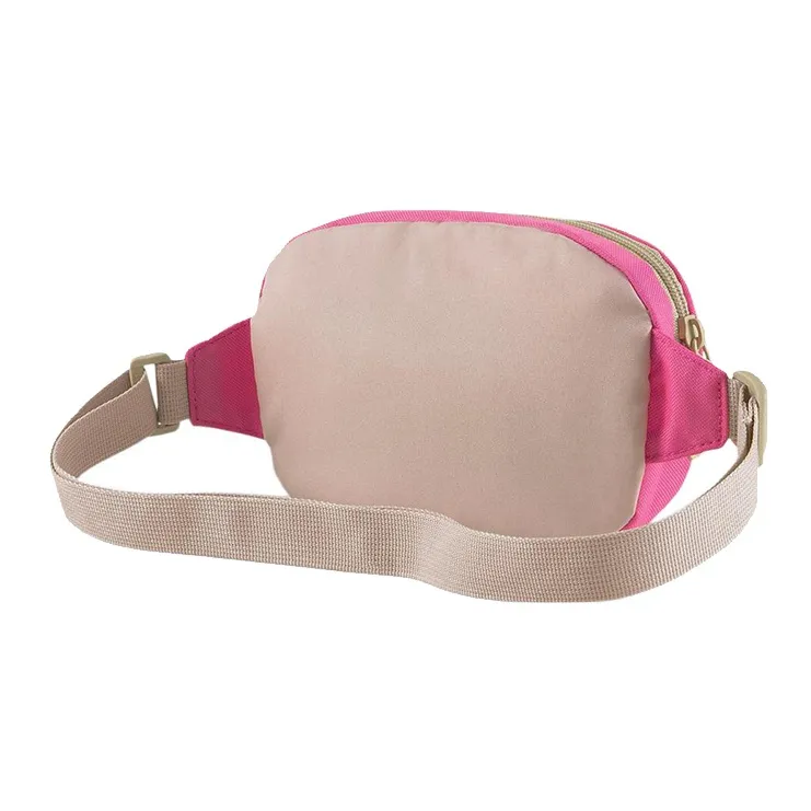 PUMA Polyester One Shoulder Crossbody Fanny Pack Small Size Women's Pink-1