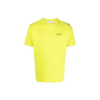 OFF WHITE T Shirts Men Yellow