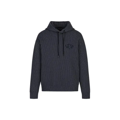 EMPORIO ARMANI SS23 Sweatshirts Men Navy Dark Blue