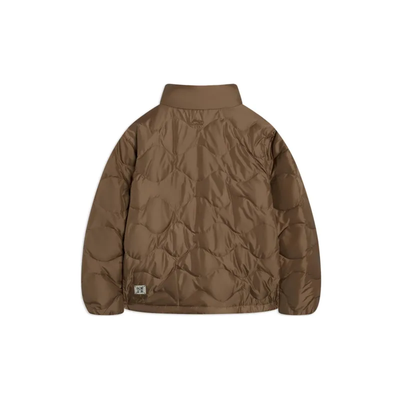 LiNing Sports Trend Series Down Jacket Men's Fox Brown-1