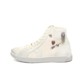 SAINT LAURENT Yves Stylish Skateboarding Shoes Women's White