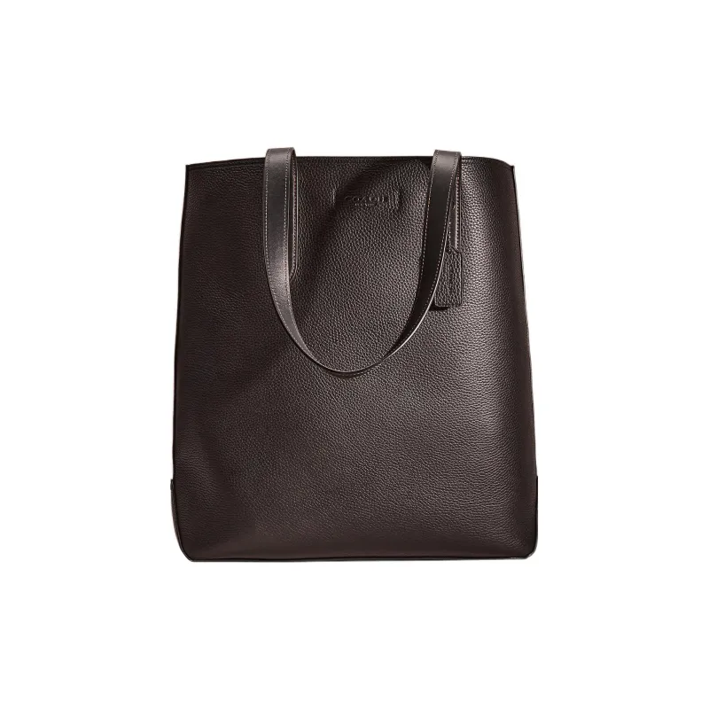 COACH Gotham Pebbled Leather Tote Bag, Shopping Bag, Shoulder Bag, Handbag Large Size Women's Black-0