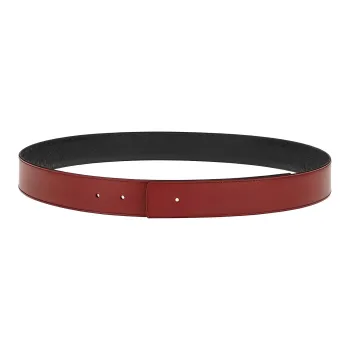FERRAGAMO Logo Embossed Pattern Smooth Buckle Men's Width: 3.8cm