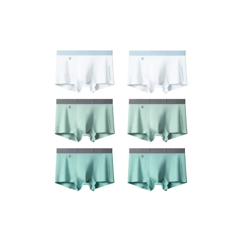 Lanne Solid Color Boxer Shorts Underpants Men's Combo Set-2