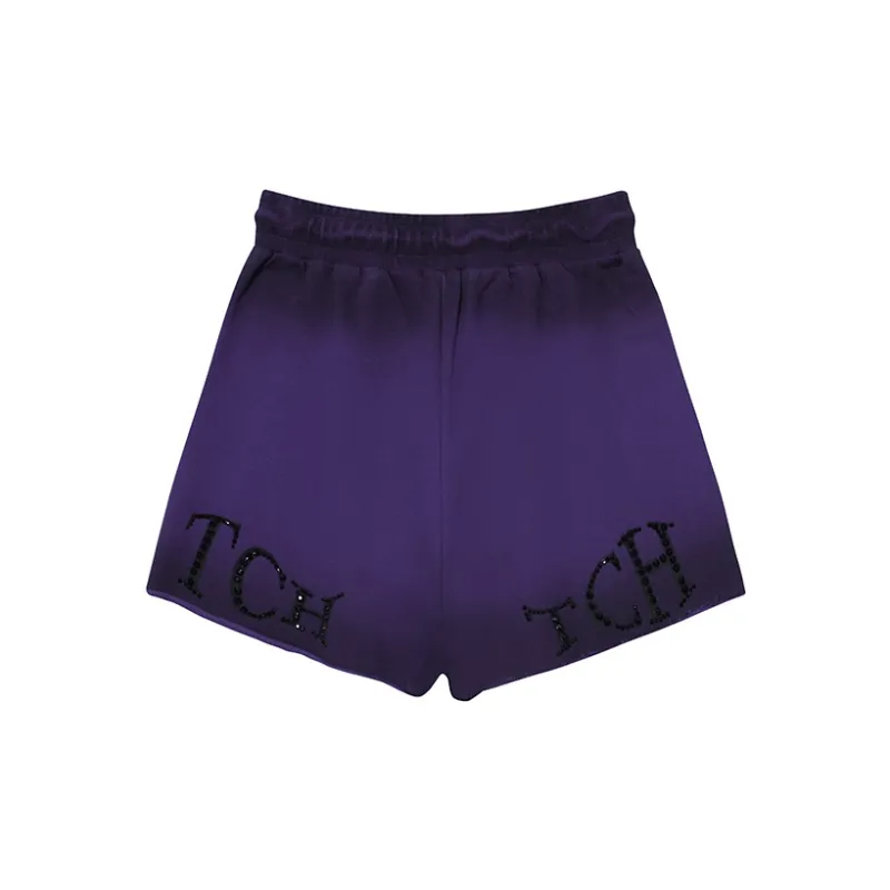 TCH Casual Shorts Women's Purple-1