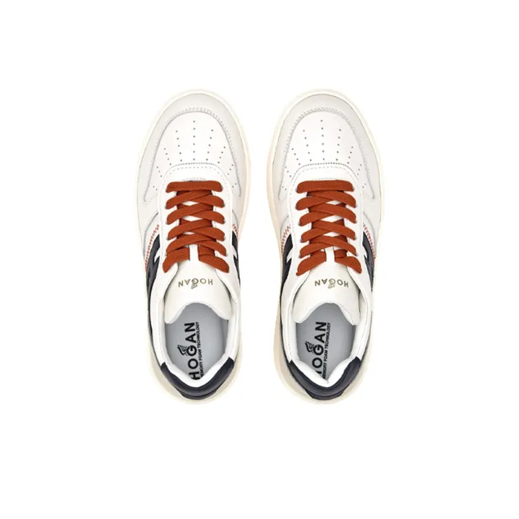 HOGAN Logo Patch Lace-Up Sneakers Women's-4