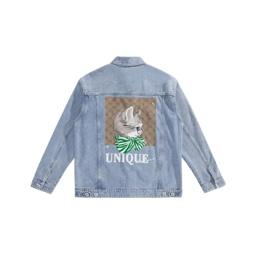 PEACEBIRD MEN Denim Jackets Unisex