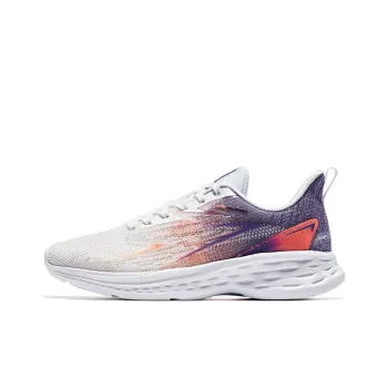 Erke Support Low Top Running Shoes Women's White Pink