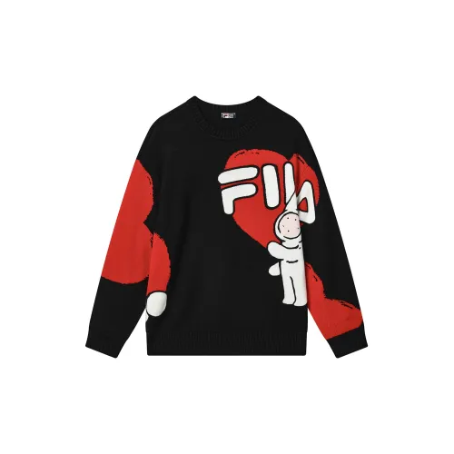 FILA CNY X Buer Rabbit Sweaters Unisex Jet Black