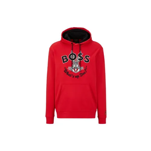 HUGO BOSS X LOONEY TUNES SS23 Sweatshirts Men Light Red