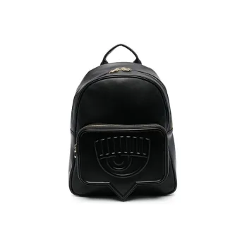 CHIARA FERRAGNI Eyelike Artificial Leather Backpack Women's Black