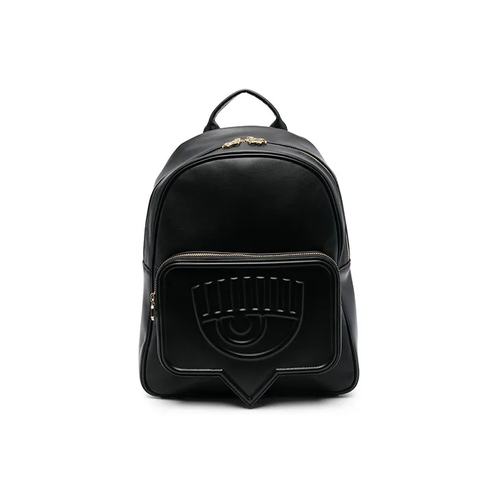 CHIARA FERRAGNI Eyelike Artificial Leather Backpack Women's Black-0