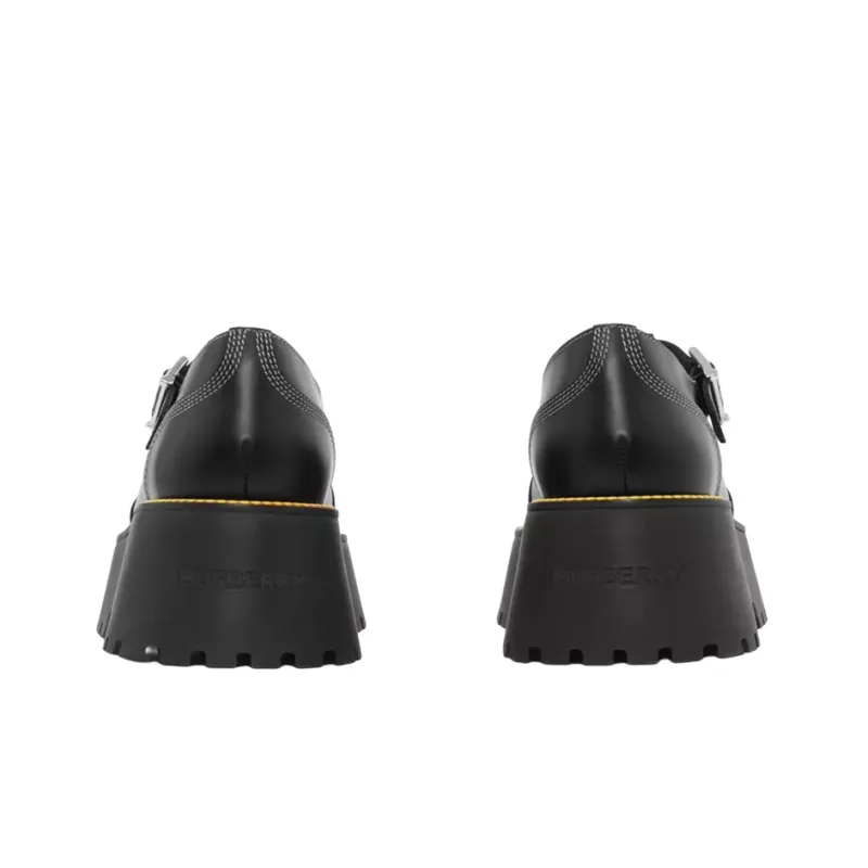 Burberry Platform Shoes Women's Black-3