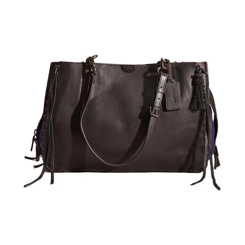 COACH Dreamer Leather Tote Bag Shopping Bag Shoulder Bag Handbag Large Size Women's Black-0