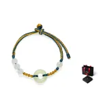Twist Knot Peaceful Buckle Bracelet Single (Men's Blue Yellow)+Starry Box