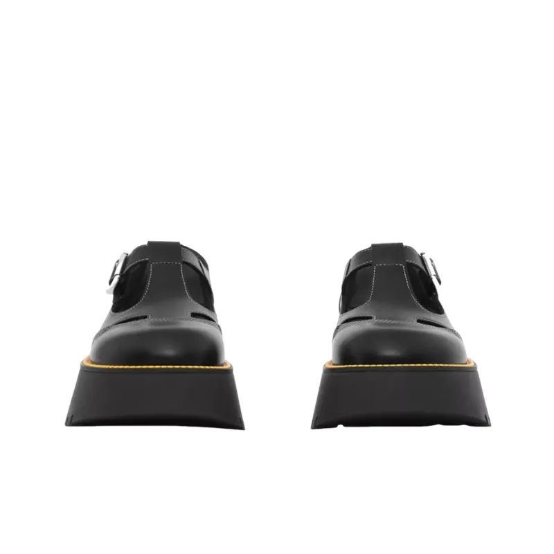 Burberry Platform Shoes Women's Black-2