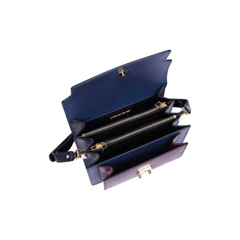 MARNI Saffiano Leather Crossbody Bag, Shoulder Bag Women's-3