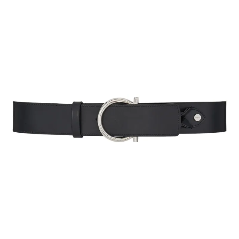 FERRAGAMO Casual Fashion Trend Smooth Buckle Men's Width 4.5cm-0