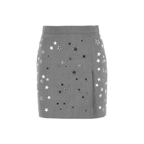 MSGM Casual Short Skirts Women's Gray