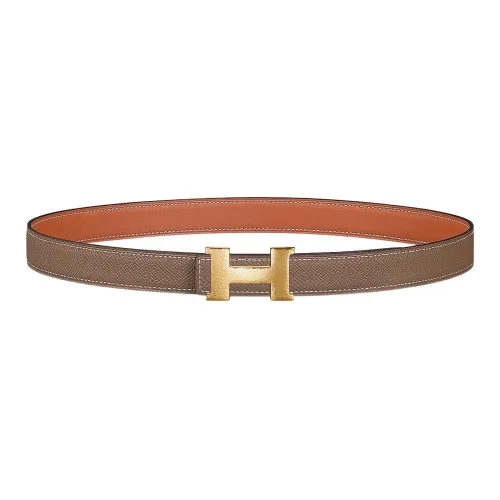 HERMES Leather Belts Women's Brown