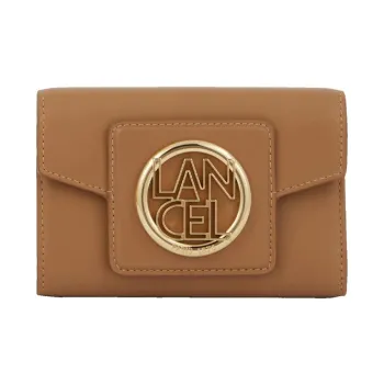 LANCEL Roxanne Leather Flap Wallet