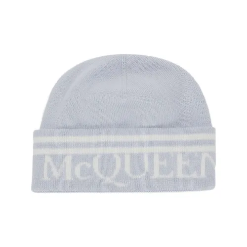 Alexander McQueen Beanies Men Purple