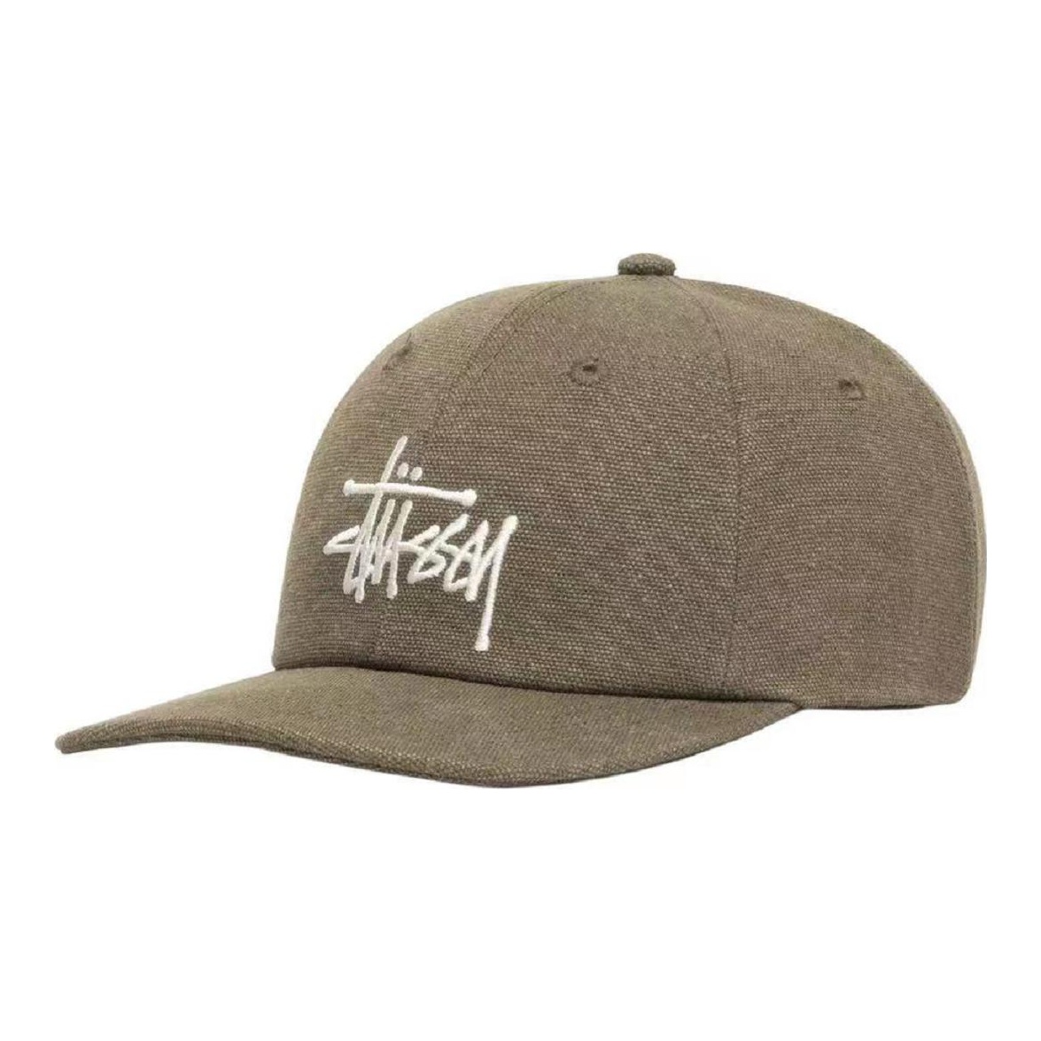 Stussy Canvas Big Basic Low Pro Cap - POIZON