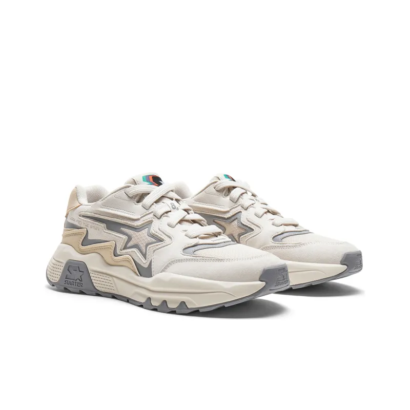 STARTER Wear-resistant Lightweight Breathable And Non-slip. Low-Top Casual Shoes Women's Beige Yellow-2