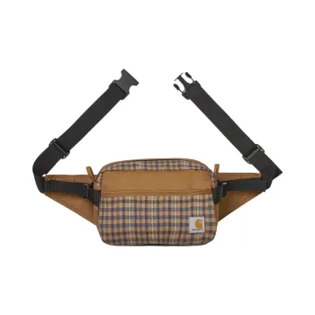 Carhartt WIP Highbury Cotton Crossbody Bag, Fanny Pack Men's Brown