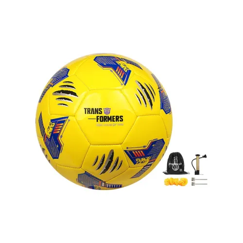 ProSelect Size 5 Soccer PU Machine Stitched Soccer Ball Unisex Yellow Blue Black