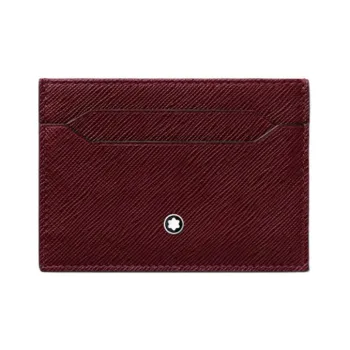 MONTBLANC Cow Leather Card Holder Men's Brown
