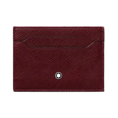MONTBLANC Cow Leather Card Holder Men's Brown