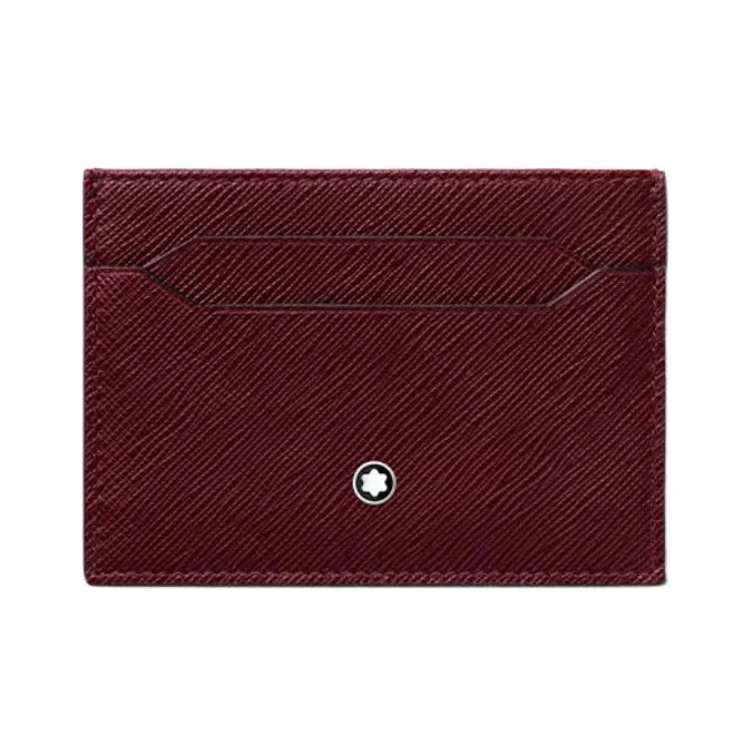 MONTBLANC Cow Leather Card Holder Men's Brown-0