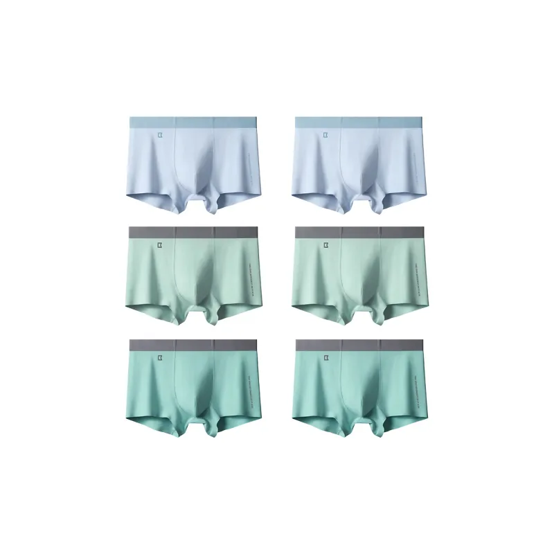 Lanne Solid Color Boxer Shorts Underpants Men's Combo Set-3