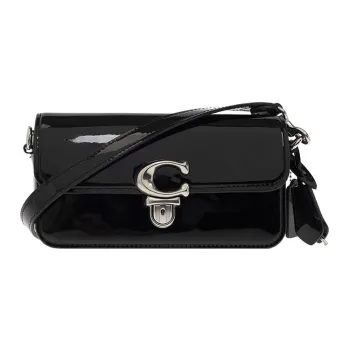 COACH Studio Cow Leather Portable Crossbody Bag Shoulder Bag Women's Black