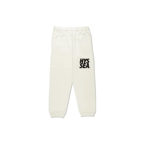 Hysteric Glamour X WIND AND SEA Knitted Sweatpants Men Off White