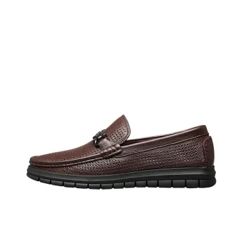VICKI BROWN Jeans Dress Shoes Men Low Top Brown