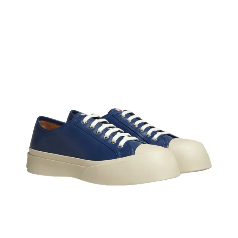 MARNI Pablo Lace-Up Sneaker 'Light Navy'-1