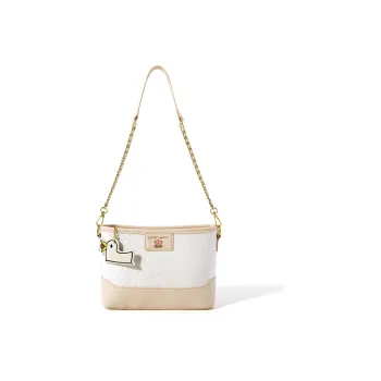 Miffy PU Shoulder Bag Crossbody Bag Small Size Women's Ecru