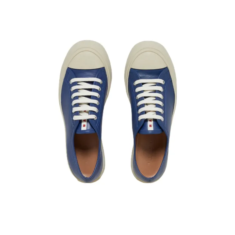 MARNI Pablo Lace-Up Sneaker 'Light Navy'-3