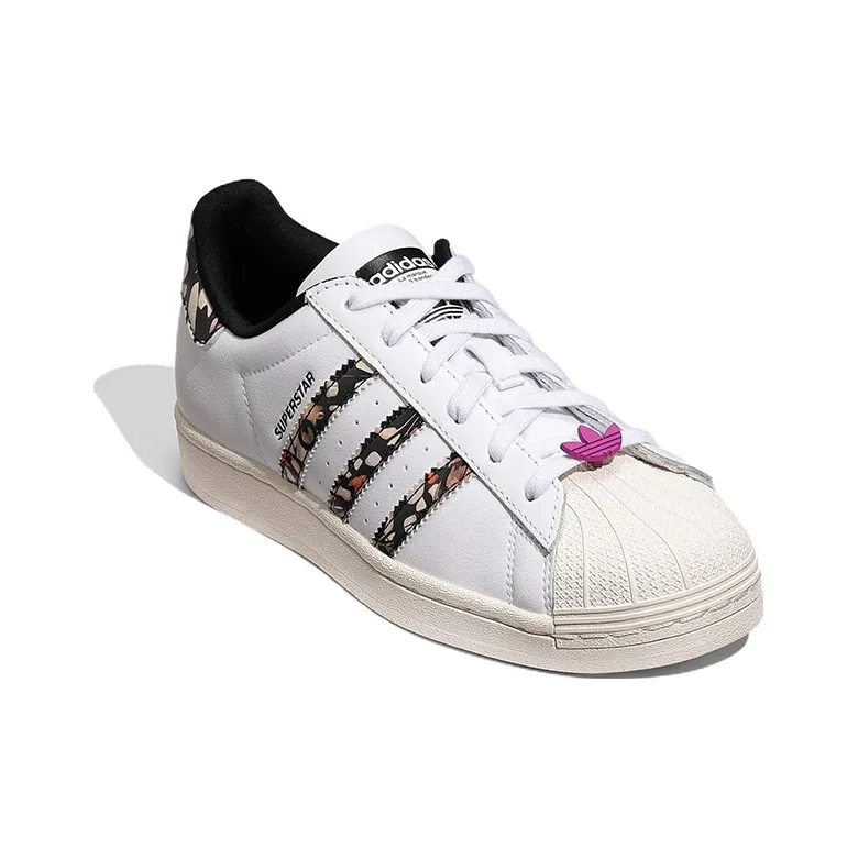 Adidas Originals Superstar 'White Shock Purple' Women's-2