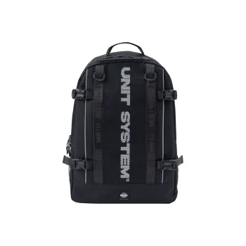 MostwantedLab Polyester Backpack Large Size Unisex Black/Ecru