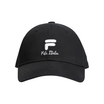 FILA FUSION Cotton Baseball Caps Unisex Pitch Black